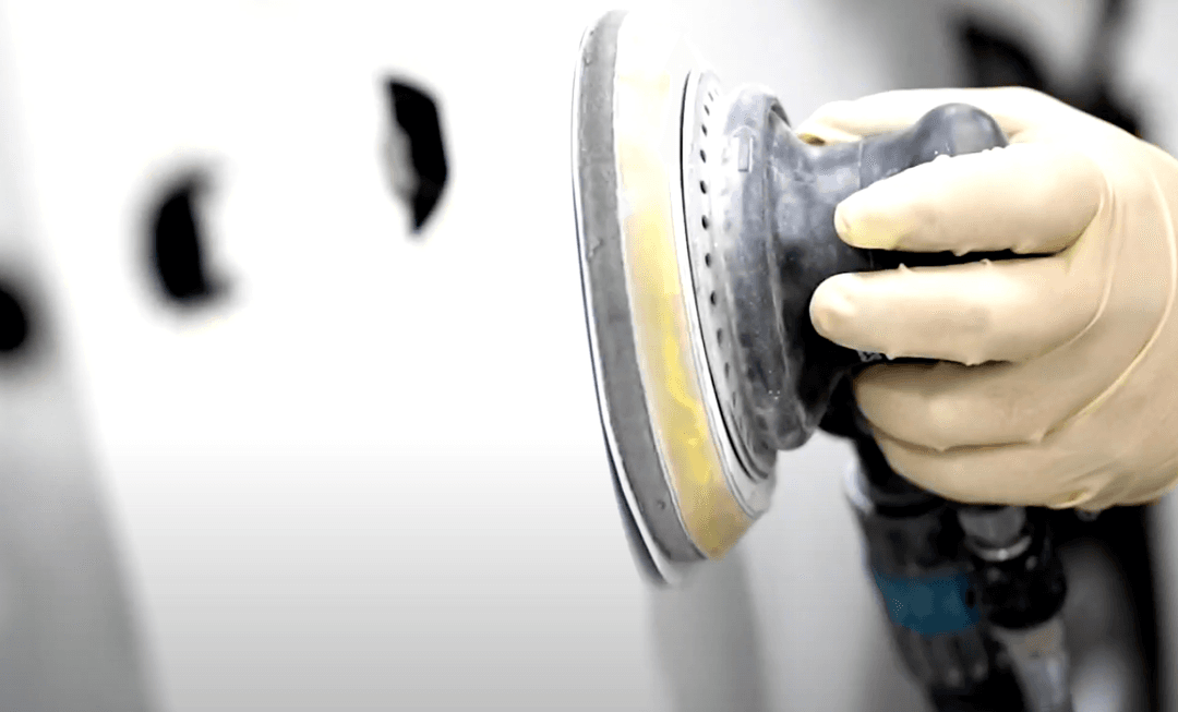 Professional collision repair work